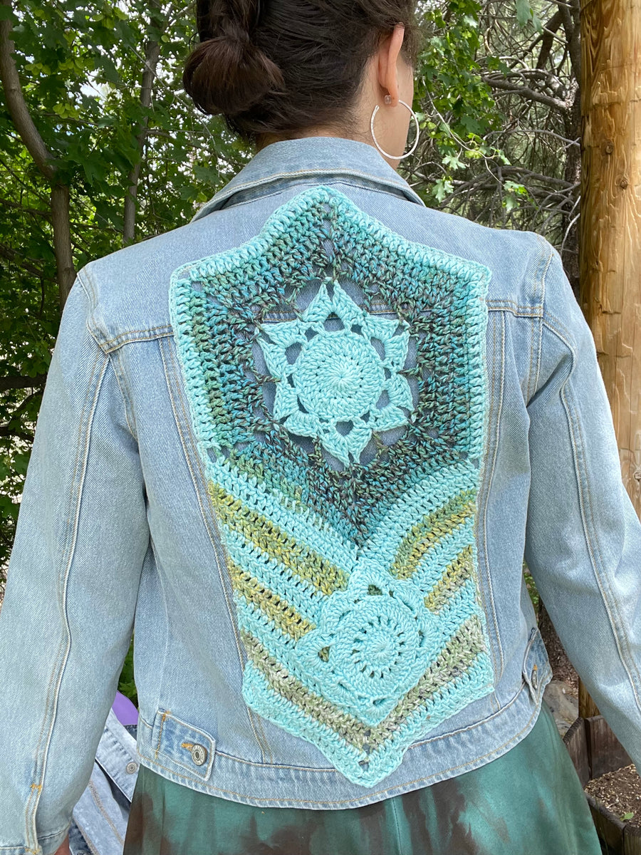 Upcycled Denim and Crochet Jacket – illjay