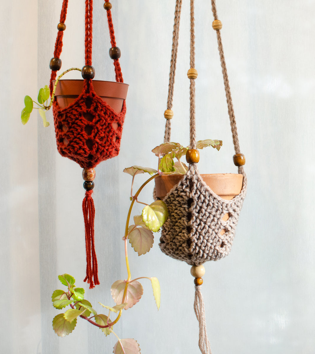 crochet pattern hanging plant Crochet Plant Hanger, PDF written pattern only – illjay