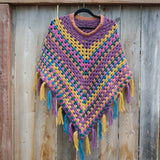 Crochet Poncho, PDF written pattern only