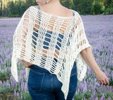 Summer Nights Shawl, PDF written pattern only