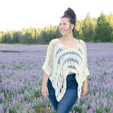 Summer Nights Shawl, PDF written pattern only