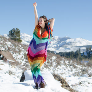 Rainbow Pride Crochet Onesie