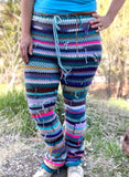 Crochet fringe pants