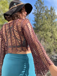 Charlotte's Top, Crochet Written Pattern, pdf document only.