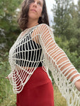 Spider Web Top, PDF file written pattern