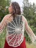 Spider Web Top, PDF file written pattern