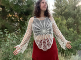 Spider Web Top, PDF file written pattern