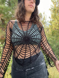 Spider Web Top, PDF file written pattern