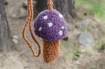 mushroom pouch necklace