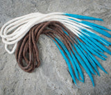 Icy Tip Dreads, Wool Dreadlock Extensions