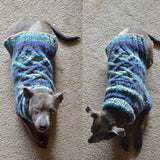 Cable Knit Dog Sweater- Made to Order