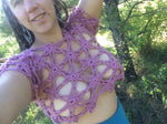 crochet mesh top